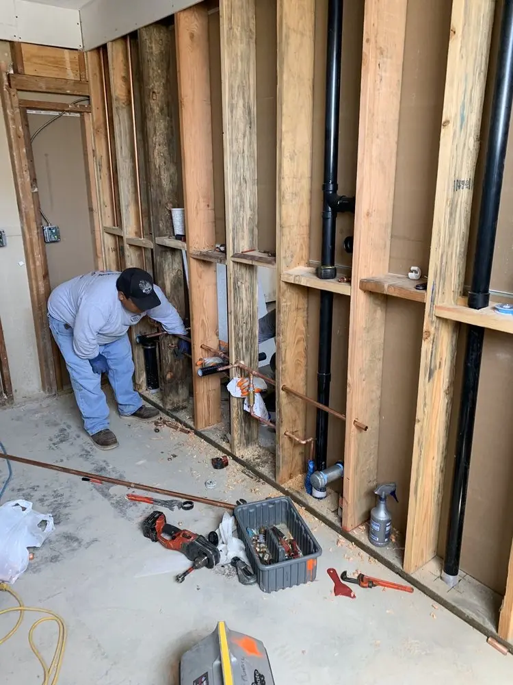 Commercial rough-in plumbing for Gas Line Repair in Titus Estates